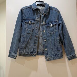 Topshop Classic Blue Denim Jean Jacket